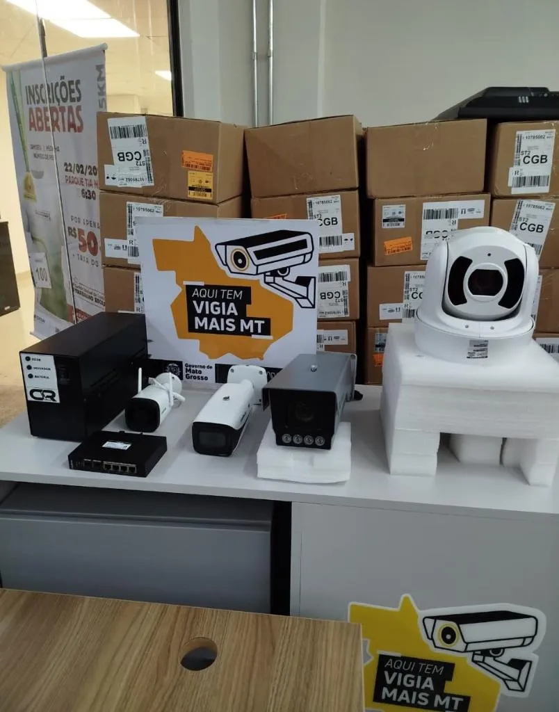 Vigia Mais MT avança com 10 mil câmeras e inteligência artificial