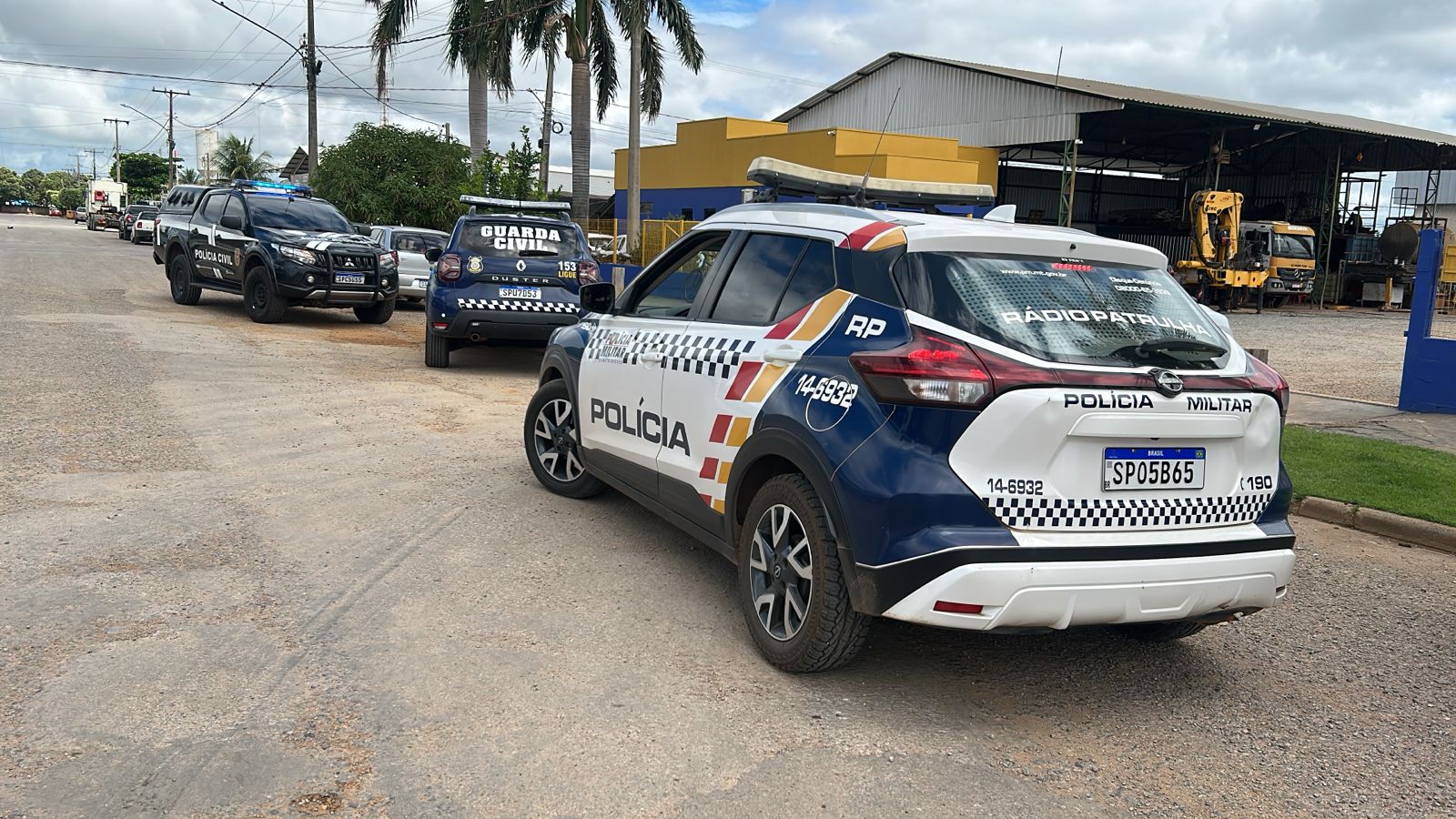 Empresário é baleado dentro de empresa no setor industrial de Lucas do Rio Verde