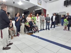Para-atletas de Lucas do Rio Verde são recebidos com homenagens na Câmara de Vereadores