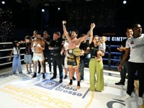 Matheus Gomes domina a disputa e fica com o cinturão do MT Warriors Championship