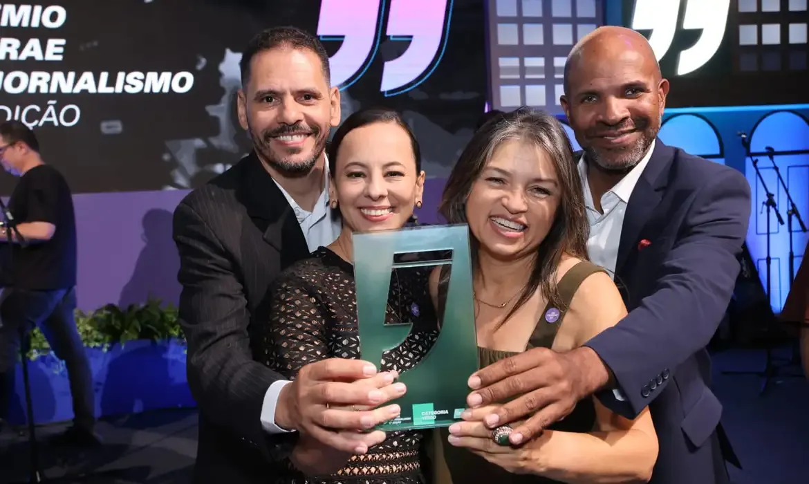 Jornalismo da TV Brasil conquista destaque nacional no Prêmio Sebrae