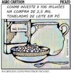 AgroCartoon: Leite em pó