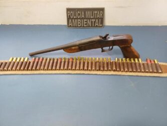 Homem é detido com arma e munições durante abordagem rural em Sinop