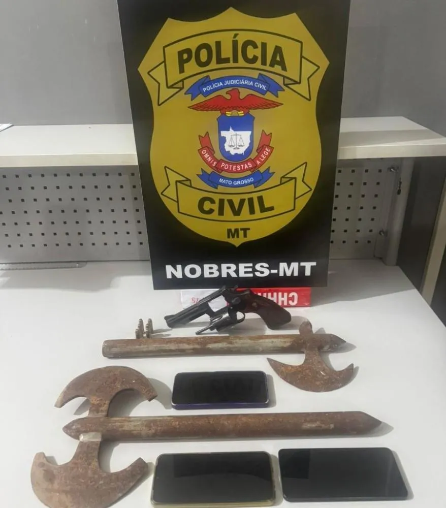 Polícia prende três suspeitos ligados a facção criminosa em Nobres