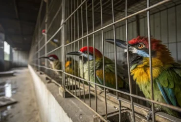 Ibama apreende 59 aves silvestres em cativeiro em Barra do Garças