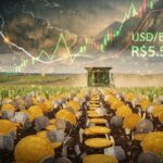 Dólar sobe para R$ 5,57 e Bolsa volta a cair nesta segunda-feira (29)