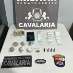 PM fecha ponto de tráfico e detém quatro suspeitos em Nova Mutum