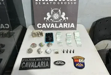 PM fecha ponto de tráfico e detém quatro suspeitos em Nova Mutum