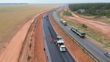 São 260 km de duplicação da rodovia já entregues.