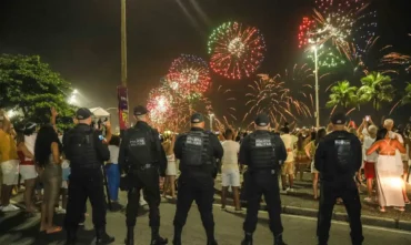 Réveillon no rio terá 28,7 mil policiais e reconhecimento facial