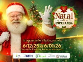 Abertura do Natal da Esperança 2025 será neste sábado (06) no Centro de Eventos Roberto Munaretto