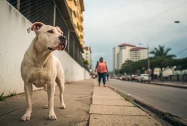 Bombeiros capturam pitbull após ataques em área pública de Nova Mutum