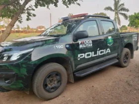 PM Ambiental identifica desmatamento ilegal em parque de Colniza