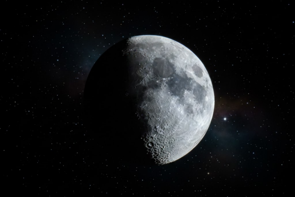 Lua minguante em 11 de janeiro de 2026