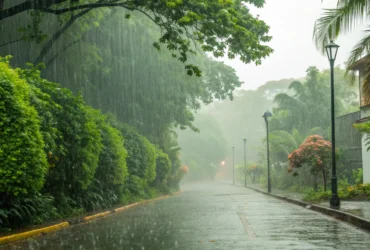 Tempo chuvoso em Colíder nesta terça