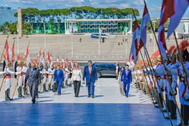 Presidente da República Bolivariana da Venezuela, Nicolás Maduro, Senhora Cilia Flores de Maduro, durante visita oficial ao Brasil. Palácio do Planalto - Brasília - DF.