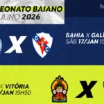 TVBrasil transmite dois jogos do Campeonato Baiano neste fim de semana