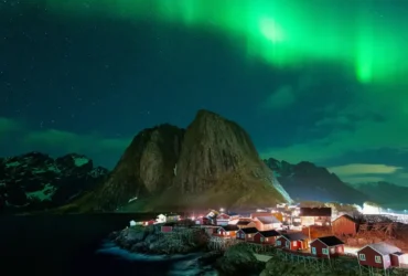 Auroras surpreendem a Europa após tempestade solar atingir a Terra