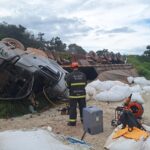 Acidente fatal na Serra do Cachimbo: Carreta tomba e motorista morre na BR-163