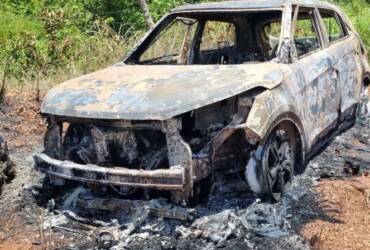 Carro de motorista desaparecido e encontrado carbonizado em Mato Grosso -CenárioMT