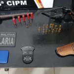 Cavalaria da Polícia Militar prende faccionado armado em MT