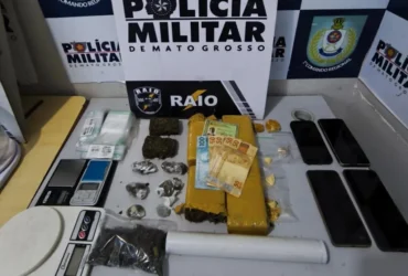 Companhia Raio prende três homens por tráfico de drogas em Cuiabá