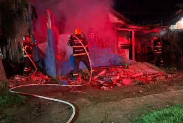 Incêndio em residência mobiliza Bombeiros em Sinop
