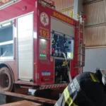 Incêndio em silo de grãos mobiliza Bombeiros em Tabaporã