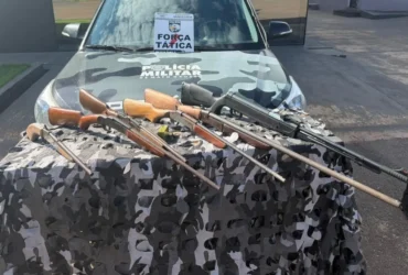Força Tática apreende seis armas de fogo em Pontes e Lacerda