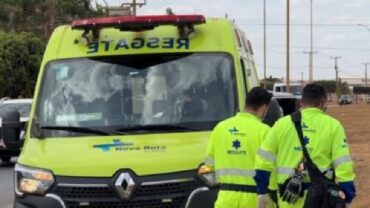 Grave acidente na BR-163 em Rondonópolis deixa uma pessoa morta e interdita pista norte