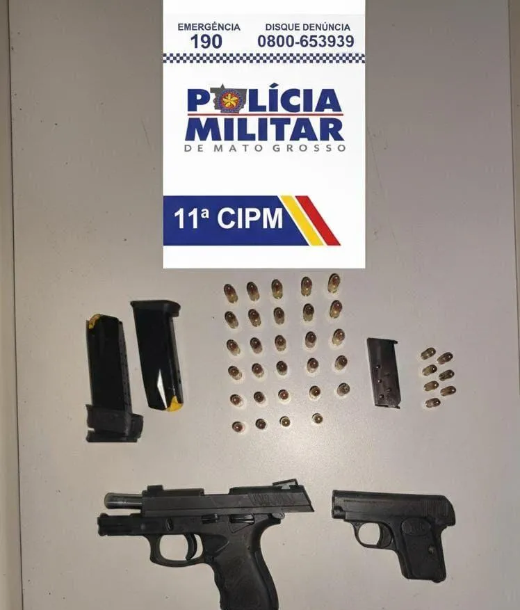 Homem é preso por porte ilegal de arma em Colniza