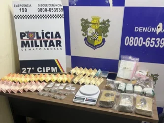 Homem preso com tabletes de maconha em Confresa