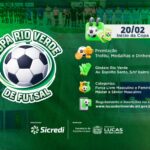Inscrições para a Copa Rio Verde de Futsal abrirão na próxima semana