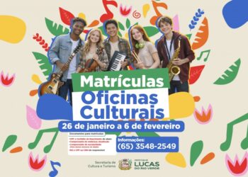 Matrículas das Oficinas Culturais 2026 serão realizadas exclusivamente on-line a partir de 26 de janeiro