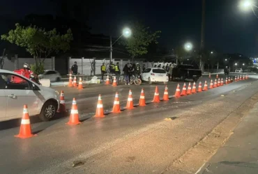 Operação Lei Seca em Cuiabá prende 10 motoristas