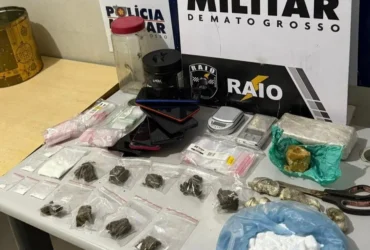 PM prende homem com cinco passagens por tráfico em Cuiabá