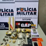 PM prende três faccionados por tráfico de drogas em Nova Xavantina