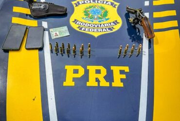 PRF apreende munições e prende três homens por porte ilegal de arma de fogo na BR-070, em Várzea Grande
