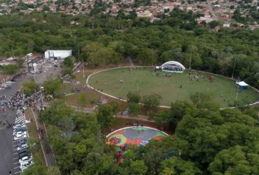 Passarela do Parque Berneck em Varzea Grande e interditada para obras de manutencao -CenárioMT