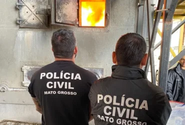 Drogas apreendidas são destruídas pela Polícia Civil em Barra do Garças