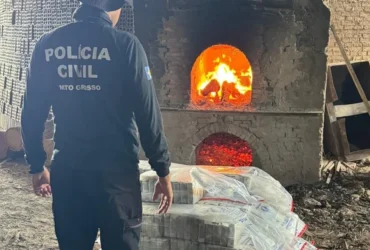 Polícia Civil realiza incineração de drogas em Comodoro