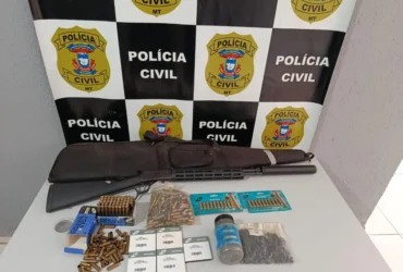 Polícia Civil prende homem com armas e munições em Canabrava