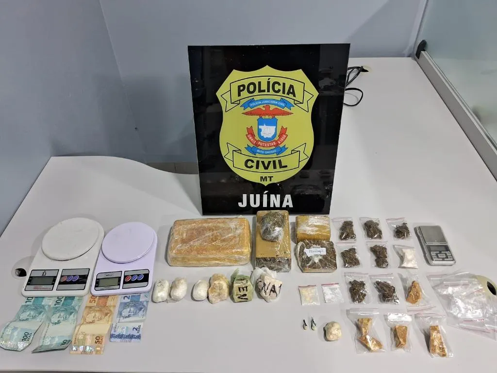 Polícia Civil desarticula esquema de abastecer traficantes de facção criminosa em Juína