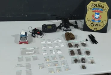 Polícia Civil prende suspeito por tráfico de drogas em Tangará da Serra