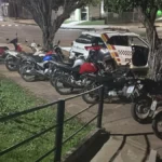 Polícia frustra rolezinho em Jaciara e apreende 12 motos