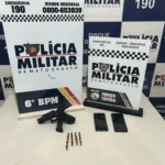 Faccionados presos em Cáceres com pistola e munições