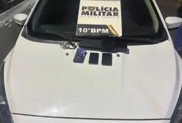 Quadrilha presa em Cuiabá após PM recuperar carro roubado
