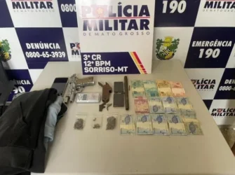 PM prende suspeito de roubo em Sorriso com apoio do Vigia Mais MT