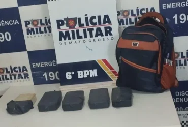 Mulher presa com pasta base de cocaína em Cáceres