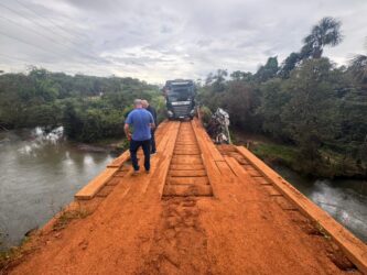 Ponte sobre o Córrego Grande na MT-560 é interditada após acidentes em Sorriso